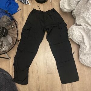 Garage adjustable nylon parachute pants